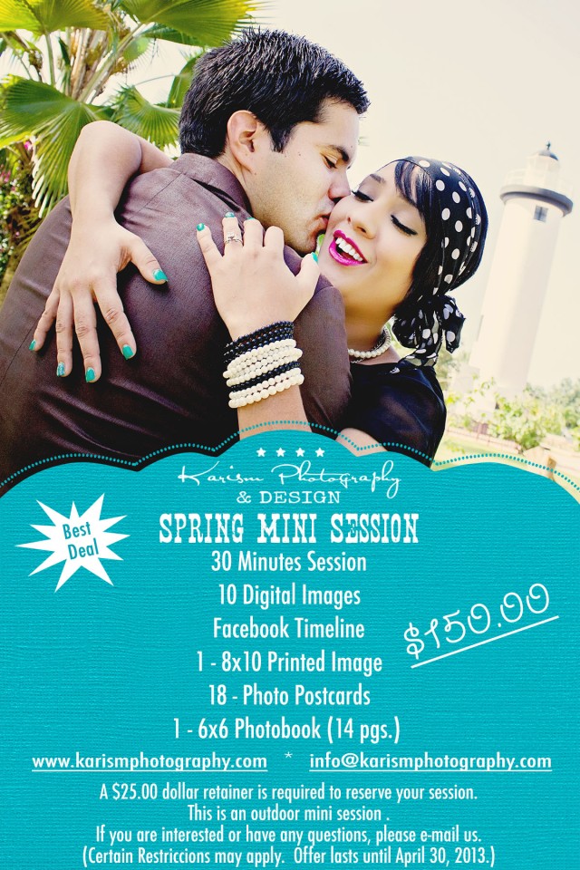 SPRING MINI SESSION OFFER - KARISM PUERTO RICO WEDDING PHOTOGRAPHY